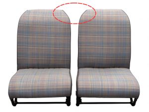 Sièges coins intérieurs carrés ou arrondis